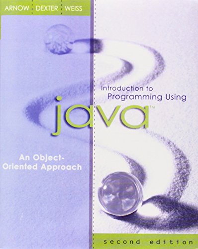 Imagen de archivo de Introduction to Programming Using Java : An Object-Oriented Approach a la venta por Better World Books