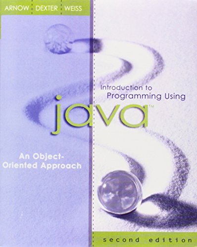 9780321200068: Introduction to Programming Using Java: An Object-Oriented Approach: An Object-Oriented Approach: United States Edition
