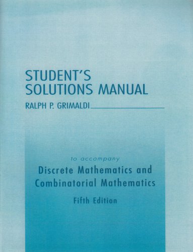 Stock image for Discrete Mathematics and Combinatorial Mathematics for sale by Better World Books