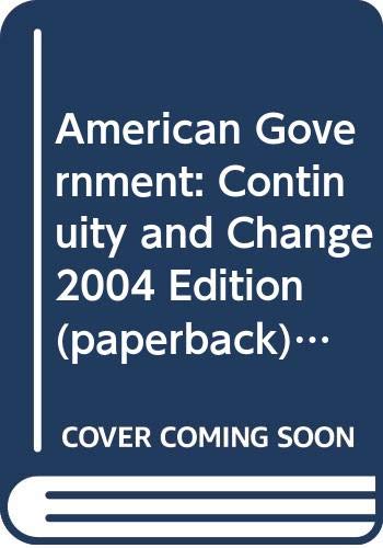 Amer Govt: Cont&Chng 04 Ppr W/ (9780321202192) by O'Connor, Karen; Sabato, Larry J.