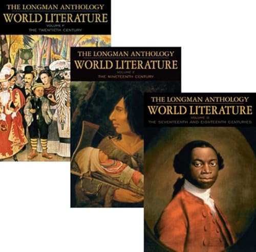 Stock image for Longman Anthology of World Literature Volume II (D, E, F) The: The 17th and 18th Centuries, The 19th for sale by Wrigley Books