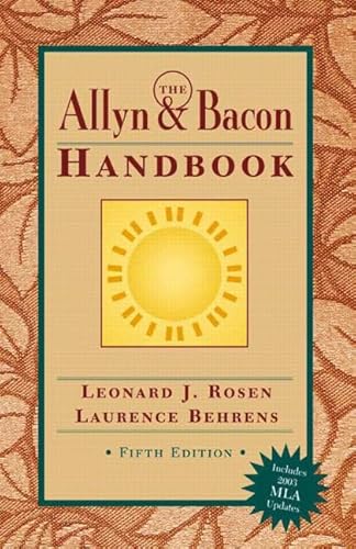 Imagen de archivo de The Allyn and Bacon Handbook a la venta por Better World Books