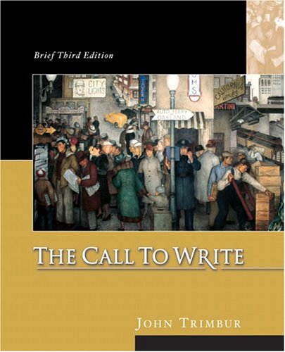 9780321207784: Call to Write, The (Book Alone)