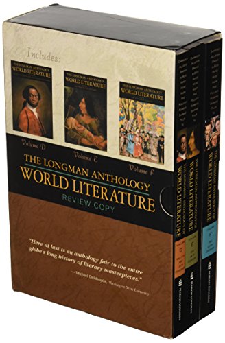 Stock image for Longman Anthology of World Literature Exam Copy Box Set (VOLUMEs D,E,F) for sale by St Vincent de Paul of Lane County