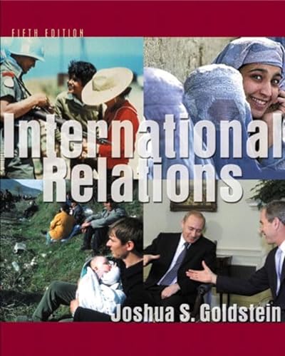 International Relations: International Edition (9780321210579) by Goldstein, Joshua S.