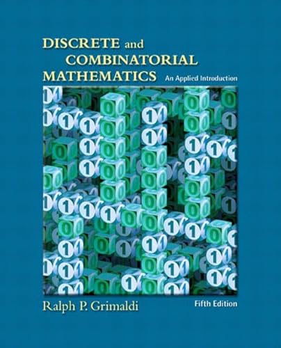 9780321211033: Discrete and Combinatorial Mathematics:International Edition
