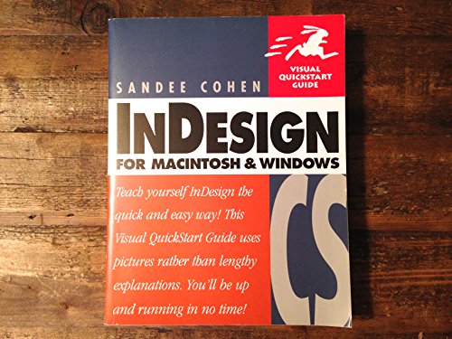 Imagen de archivo de InDesign CS for Macintosh and Windows a la venta por Hastings of Coral Springs
