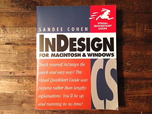 InDesign CS for Macintosh and Windows (9780321213488) by Cohen, Sandee