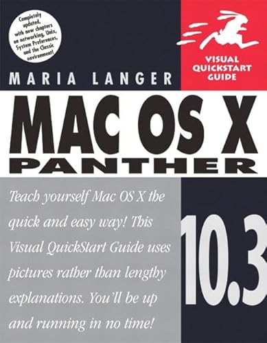 Beispielbild fr Mac OS X 10.3 Panther zum Verkauf von Better World Books