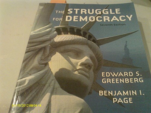 Imagen de archivo de The Struggle for Democracy (7th Edition) a la venta por SecondSale