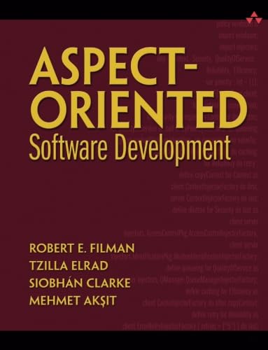 Beispielbild fr Aspect Oriented Software Development zum Verkauf von Better World Books: West