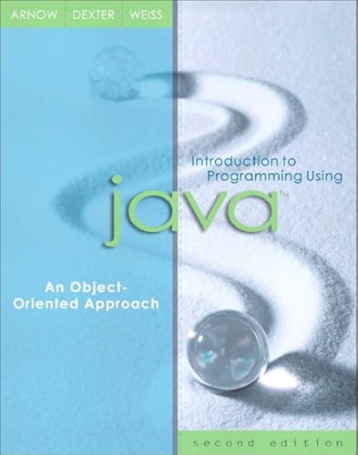 9780321223463: Introduction to Programming Using Java: An Object-Oriented Approach: International Edition