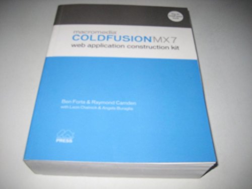 Beispielbild fr Macromedia Coldfusion Mx 7 Web Application Construction Kit zum Verkauf von Goodwill Books