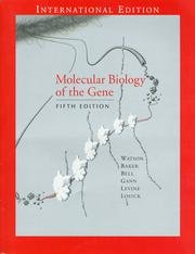 Imagen de archivo de Molecular Biology of the Gene, Fifth Edition a la venta por Alien Bindings