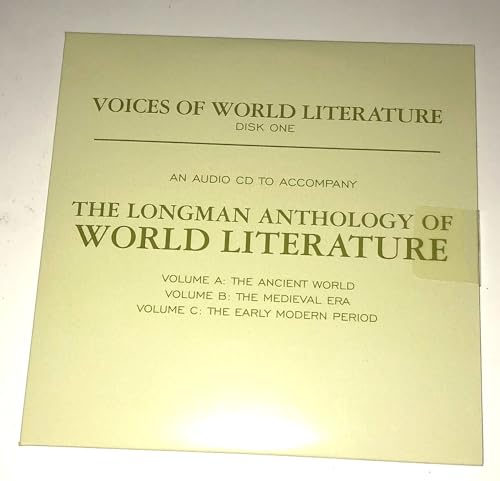 Imagen de archivo de Voices of World Literature: Ancient World, the Medieval Era, and the Early Modern Period Disk 1 a la venta por Wrigley Books