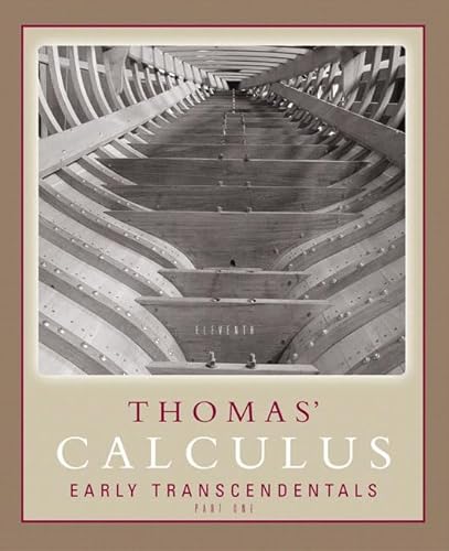 Beispielbild fr Thomas' Calculus Early Transcendentals Part 1 (Single Variable, chs. 1-11) (11th Edition) zum Verkauf von BooksRun