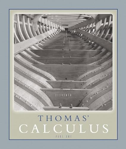 Beispielbild fr Thomas' Calculus Part 1 (Single Variable, CHS. 1-11) zum Verkauf von ThriftBooks-Atlanta