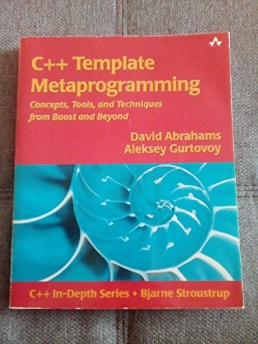 Stock image for C++ Template Metaprogramming: Concepts, Tools, and Techniques from Boost and Beyond for sale by HPB-Red