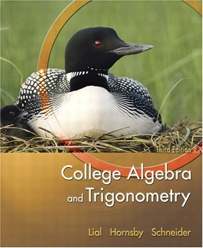 Beispielbild fr College Algebra and Trigonometry zum Verkauf von Better World Books: West