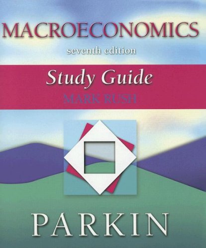 Beispielbild fr Macroeconomics: Study Guide, 7th Edition zum Verkauf von HPB-Red