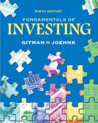 9780321236852: Fundamentals of Investing: United States Edition