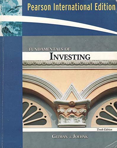 Fundamentals of Investing (9780321238696) by Gitman