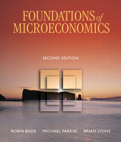 9780321242990: Foundations of Microeconomics, Second Canadian Edition