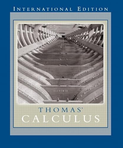 Stock image for Thomas' Calculus: International Edition for sale by Irish Booksellers