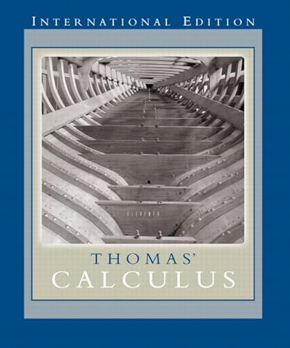 9780321243355: Thomas' Calculus: International Edition