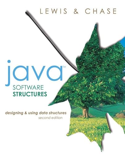 Beispielbild fr Java Software Structures: Designing and Using Data Structures zum Verkauf von BookHolders