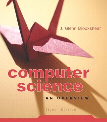 Beispielbild fr Computer Science : An Overview zum Verkauf von Better World Books