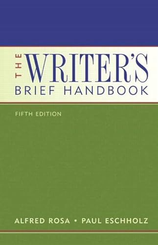 Beispielbild fr Writer's Brief Handbook, The (5th Edition) zum Verkauf von Dream Books Co.