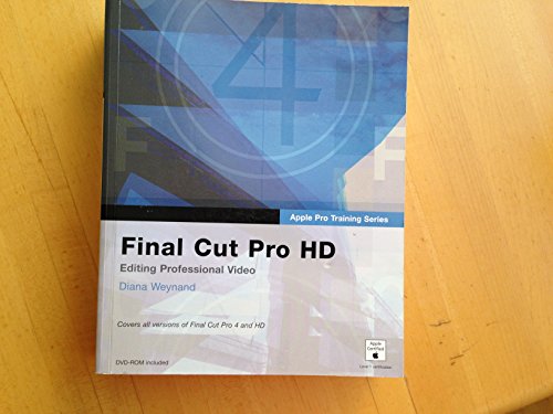 Stock image for Apple Pro Training Series: Final Cut Pro Hd for sale by Books From California