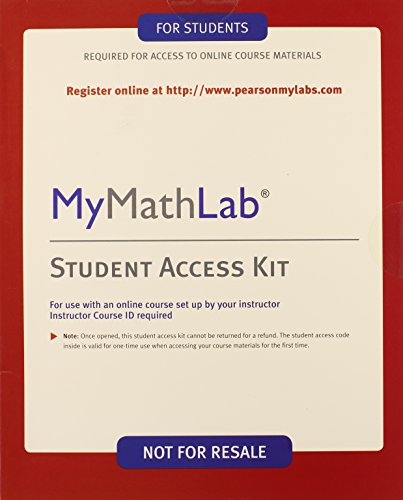 9780321262523: MyLab Math -- Valuepack Access Card