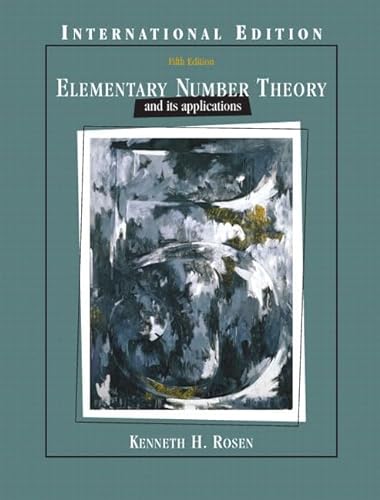 9780321263148: Elementary Number Theory: International Edition