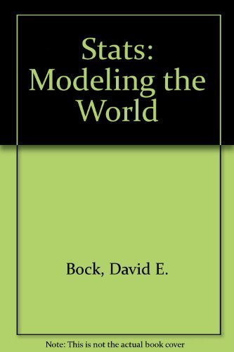 Stock image for Stats: Modeling the World for sale by More Than Words