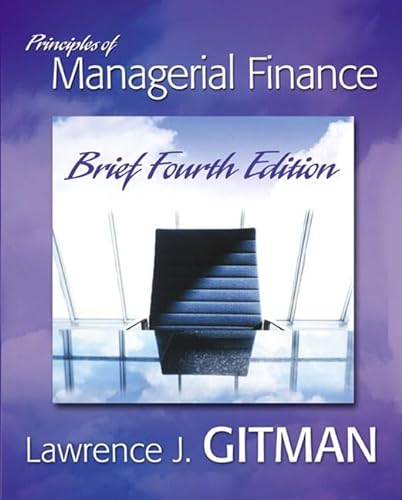 Beispielbild fr Principles of Managerial Finance Brief zum Verkauf von WorldofBooks