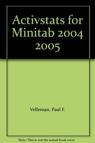 ActivStats for Minitab 2004-2005 (9780321269003) by Velleman, Paul