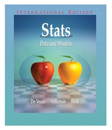 Beispielbild fr Introduction to Statistics: Data and Models zum Verkauf von AwesomeBooks