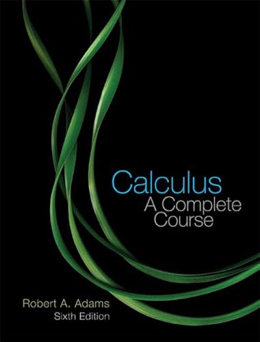 Beispielbild fr Calculus: A Complete Course zum Verkauf von SecondSale