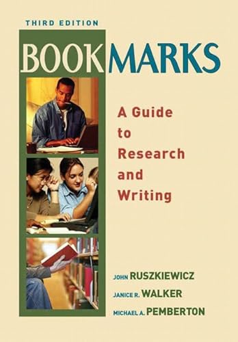 9780321271341: Bookmarks: A Guide to Research and Writing