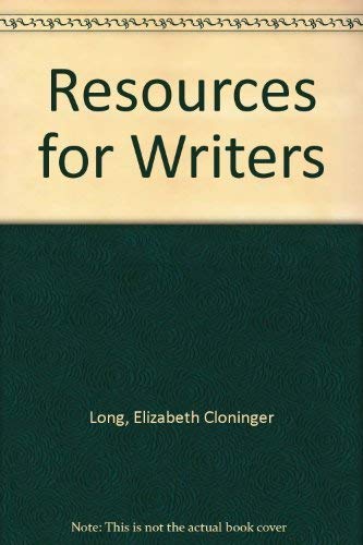 Stock image for Resources for Writers for sale by Webster's Bookstore Cafe, Inc.