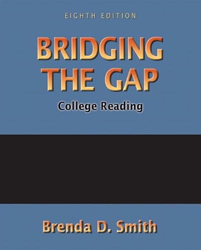 Beispielbild fr Bridging the Gap : College Reading zum Verkauf von Better World Books