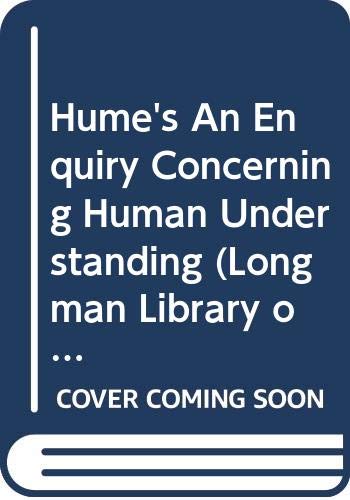 Hume's An Enquiry Concerning Human Understanding (Longman Library of Primary Sources in Philosophy) (9780321273550) by Hume, David B.; Mathias, Michael B.; Kolak, Daniel