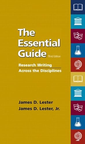 Beispielbild fr The Essential Guide: Research Writing Across the Disciplines zum Verkauf von Anybook.com