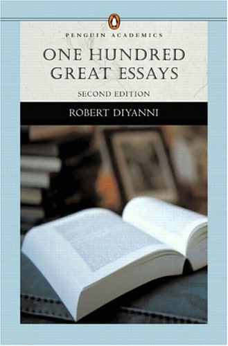 Beispielbild fr One Hundred Great Essays (Penguin Academics Series) (2nd Edition) zum Verkauf von BooksRun