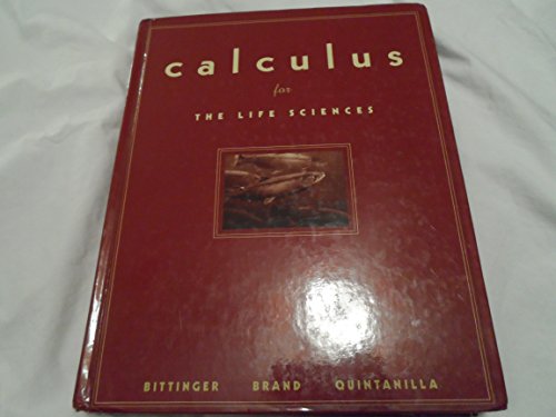 9780321279354: Calculus for the Life Sciences (Calculus for Life Sciences)