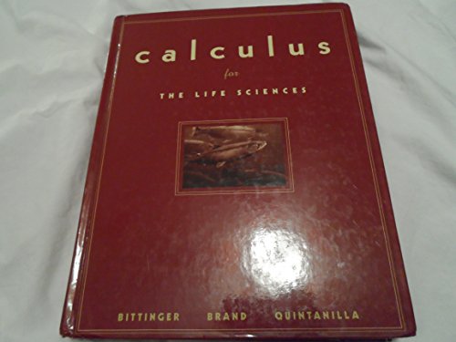 Imagen de archivo de Calculus for the Life Sciences a la venta por ThriftBooks-Atlanta