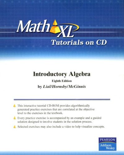 Introductory Algebra (Mathxl Tutorials on CD) (9780321285799) by [???]