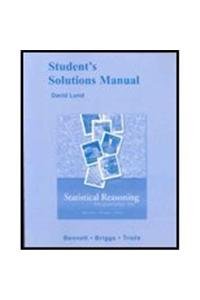Imagen de archivo de Student Solutions Manual for Statistical Reasoning for Everyday Life a la venta por Solr Books
